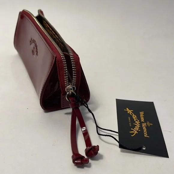 Vivienne Westwood PENCIL CASE KELLY NWT BURGUNDY
